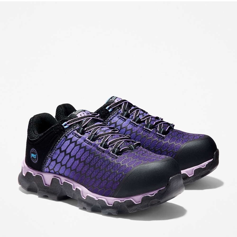Timberland PRO Purple and Black safety Steel Shoes size:9M